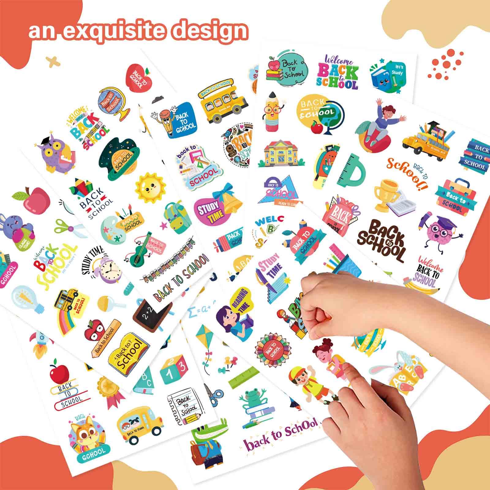 DUJAA motivational quote stickers encourage daily planning on notebooks