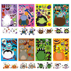DUJAA Mummy, zombie, and vampire stickers spark imaginative play and Halloween decor.