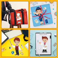 DUJAA occupation sticker accessories enable mix-and-match characters.