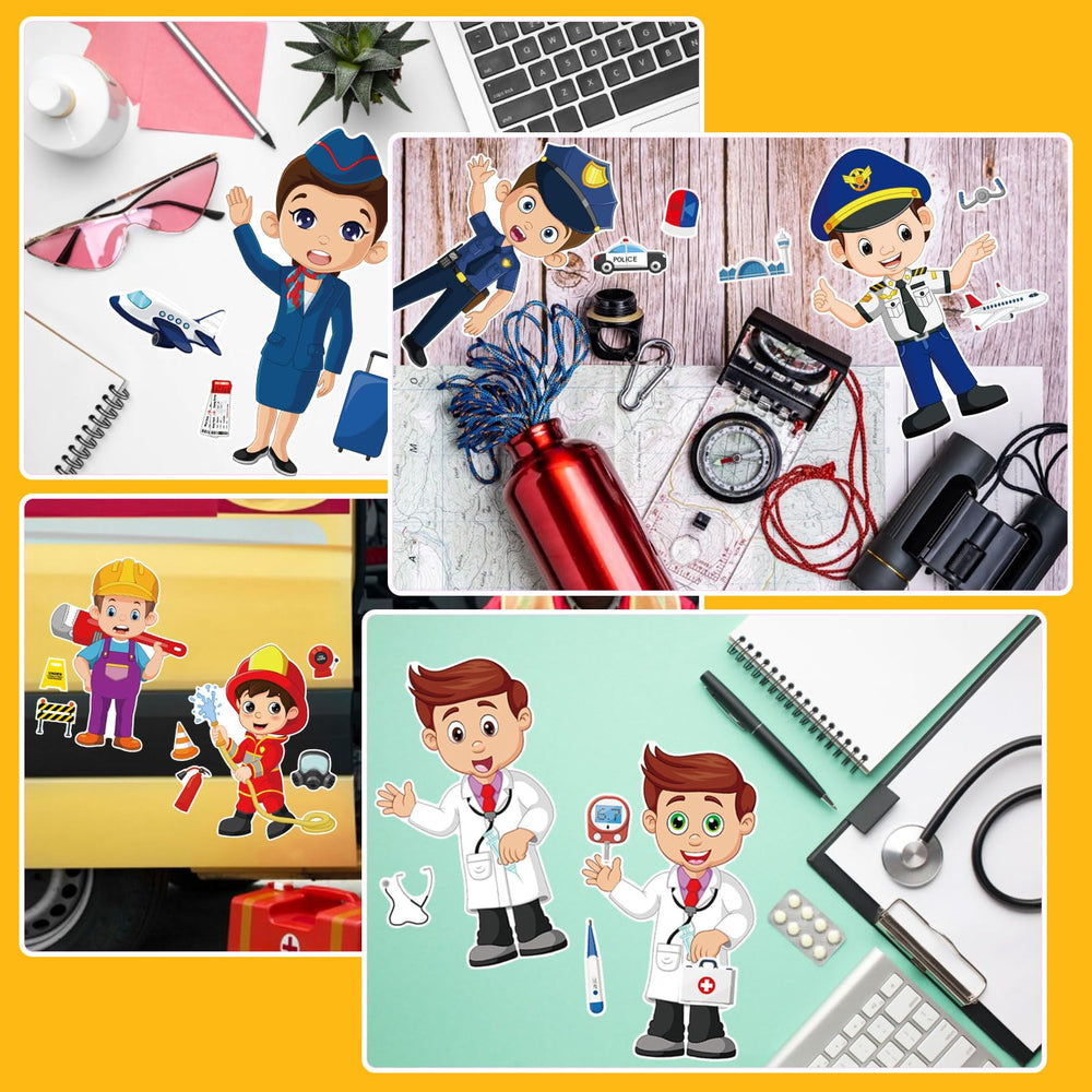DUJAA teacher occupation sticker to spark classroom-like imagination.