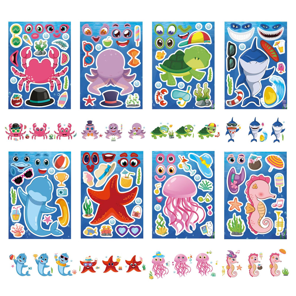 DUJAA ocean stickers shark for bold accents on crafts and cards
