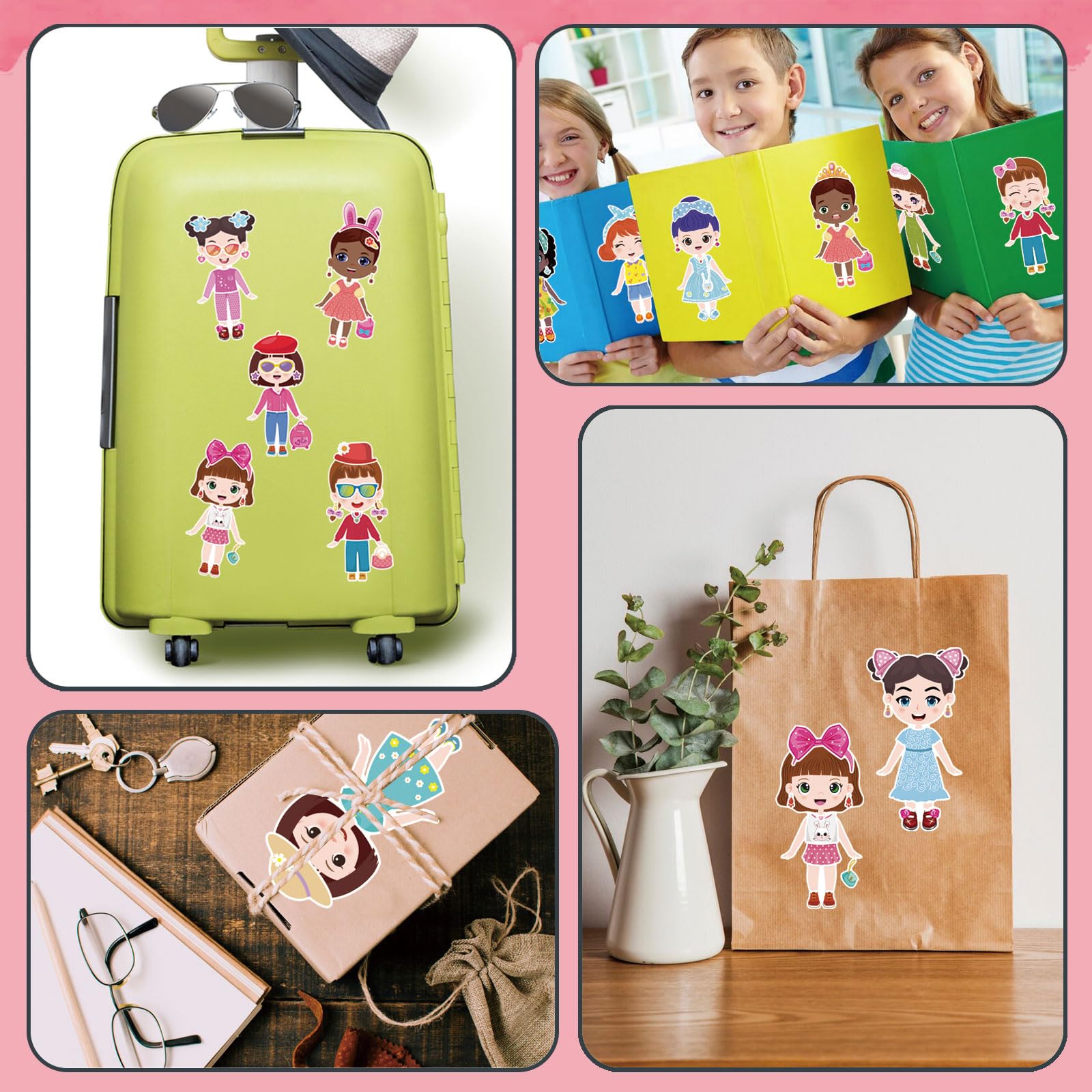 DUJAA Party favors and gift ideas sticker set for celebrations and classrooms.