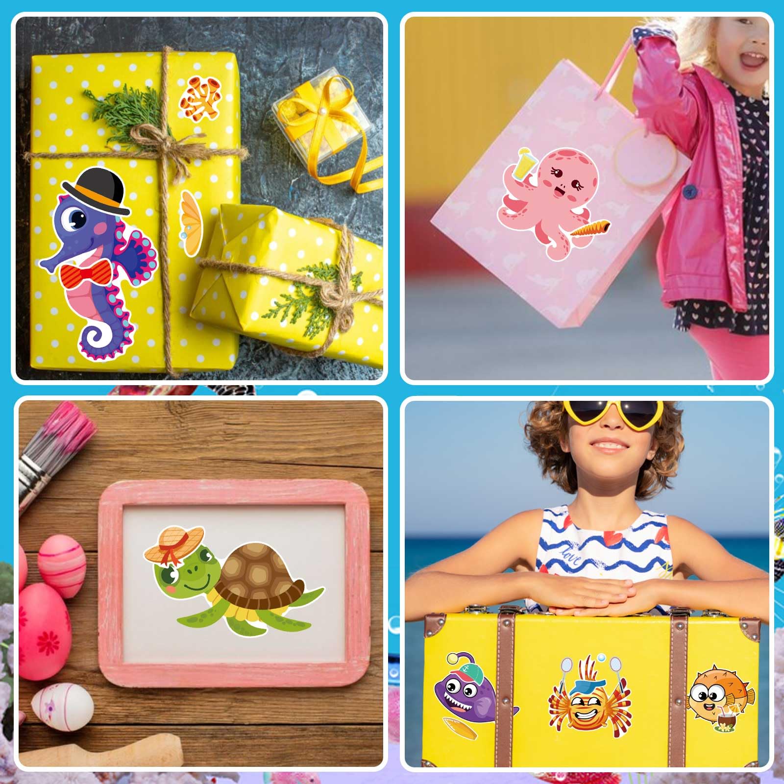 DUJAA sea-life stickers support creative exploration during crafts and classroom activities