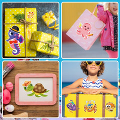 DUJAA sea-life stickers support creative exploration during crafts and classroom activities