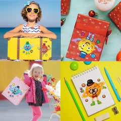 DUJAA space stickers DIY party favors make celebrations memorable