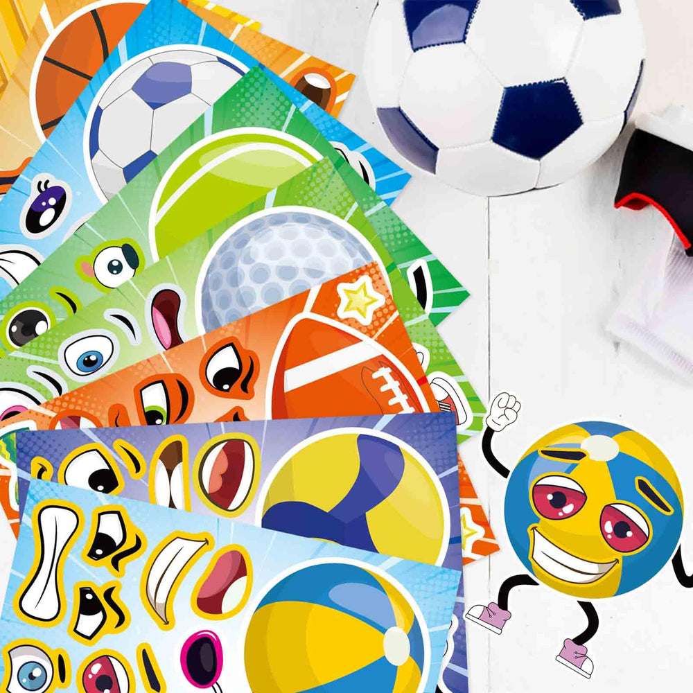 DUJAA sport ball stickers decorate books invitations and windows with flair.