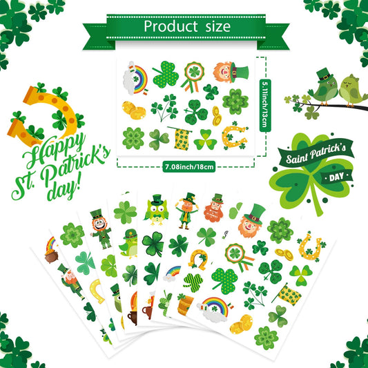 DUJAA leprechaun design stickers decorate gifts and cards with playful charm.