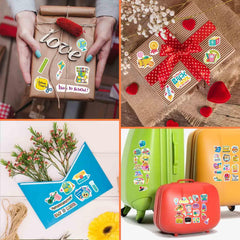 DUJAA stationery decor stickers enhance DIY projects and lockers