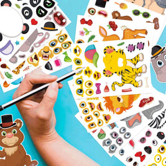 DUJAA Waterproof glossy stickers stay vibrant on crafts.