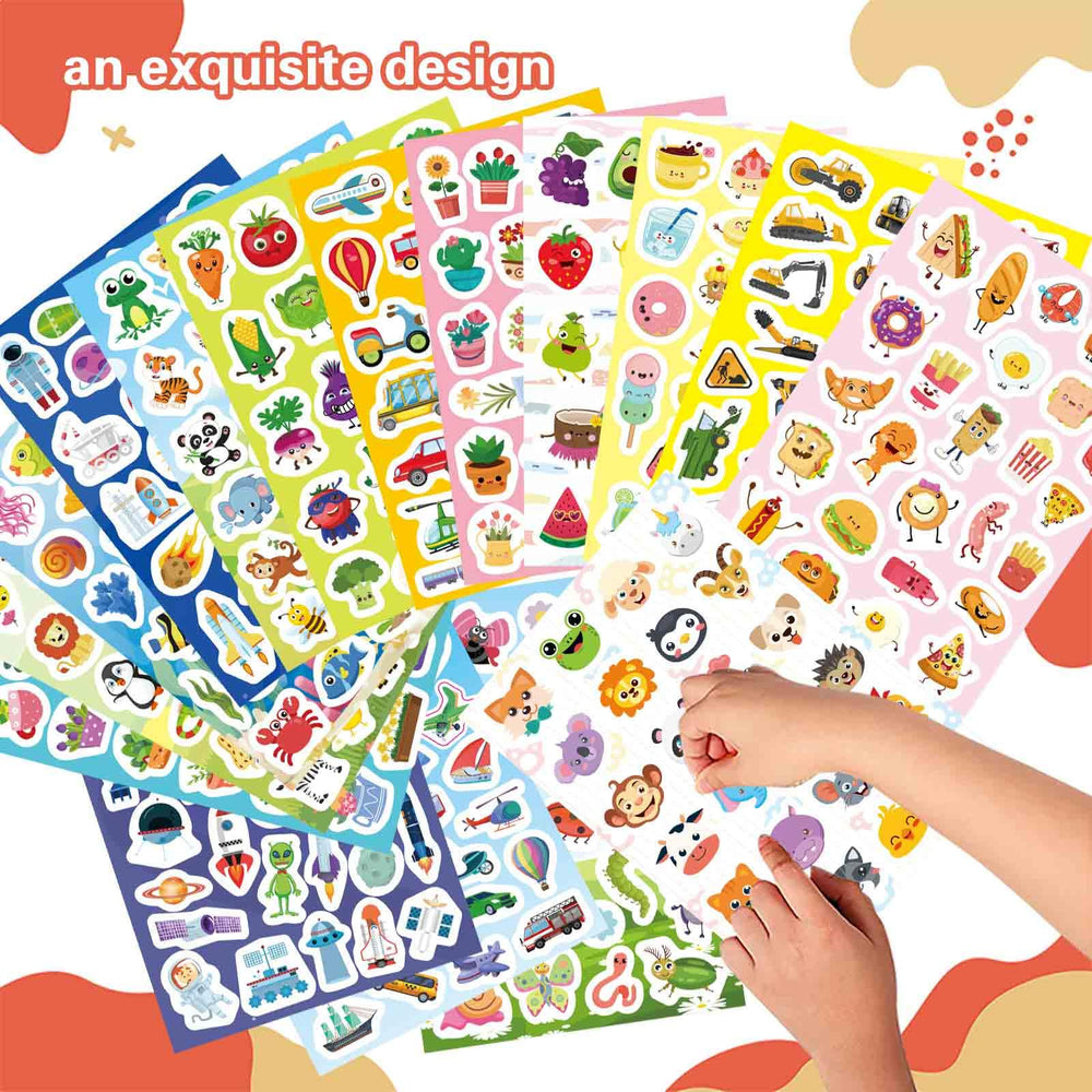 DUJAA food and dessert stickers add tasty accents to notebooks and planners