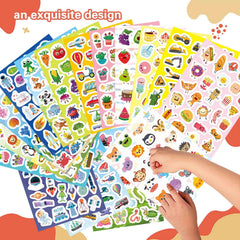 DUJAA food and dessert stickers add tasty accents to notebooks and planners