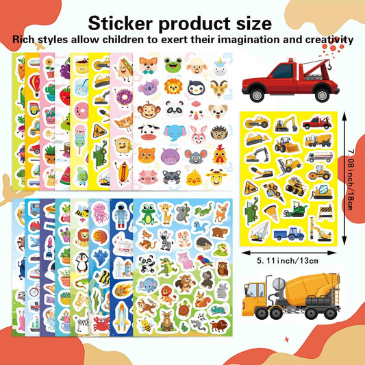 DUJAA space-themed stickers for creative space journaling and classroom activities