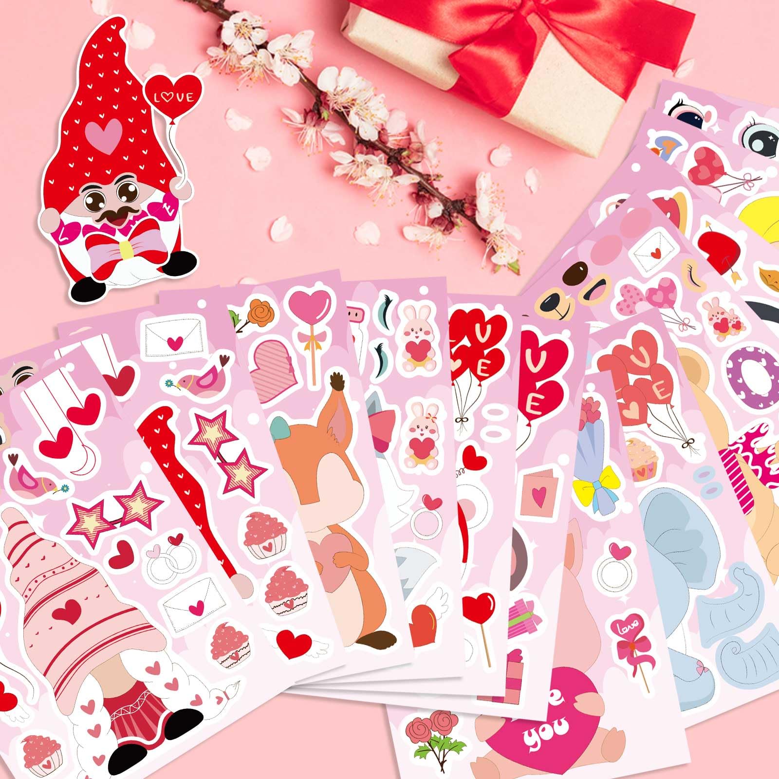 DUJAA party-decor-set stickers brighten events and gifts.
