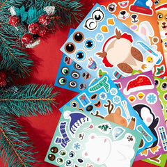 DUJAA winter stickers for greeting cards create a cheerful seasonal vibe.