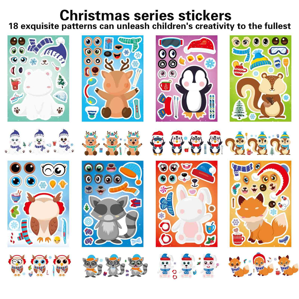 DUJAA winter stickers glossy finish resist wear on windows and doors.