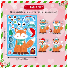 DUJAA winter stickers penguin design perfect for sticker art and holiday loot bags