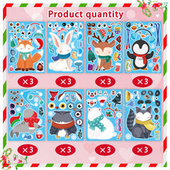 DUJAA winter stickers snowflakes cluster design ideal for windows and seasonal cards