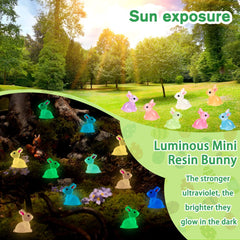 DULEFUN DIY table decor bunny figures spark creative mini landscapes.