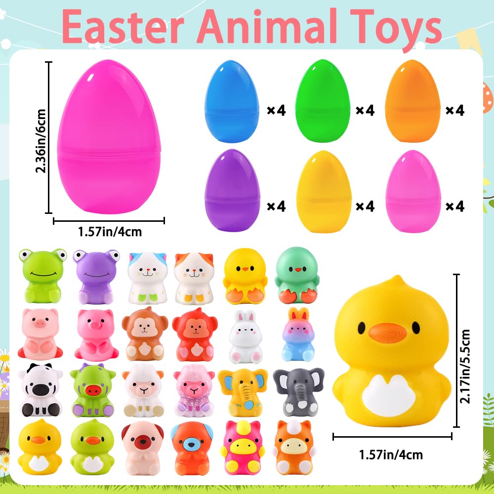 DULEFUN egg designs feature bunny and chick characters for fun.