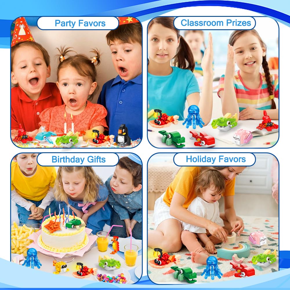 DULEFUN red fish block offers colorful, easy-to-assemble classroom fun