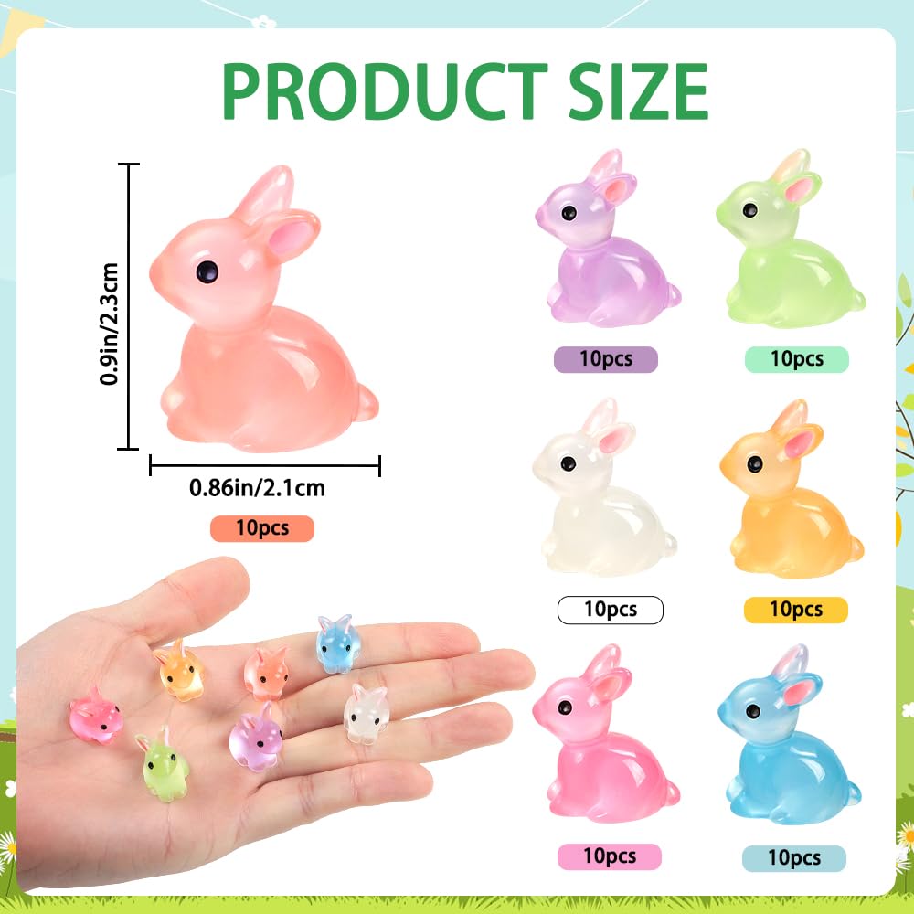 DULEFUN mini resin bunny 21x23mm for dolls, shelves, and tiny scenes.
