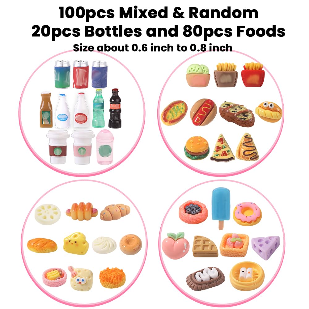 DULEFUN miniature cake slice for dessert display and role-play kitchen