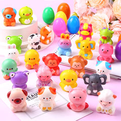 DULEFUN eggs use safe plastic, durable for reuse after Easter.
