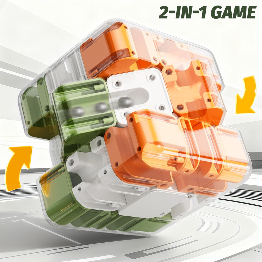 DULONIME 3D cube puzzle color ball detail highlighting color-matching interaction