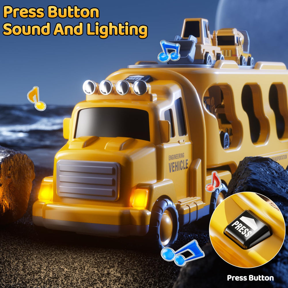 DULONIME light and sound button activates engaging construction mode.