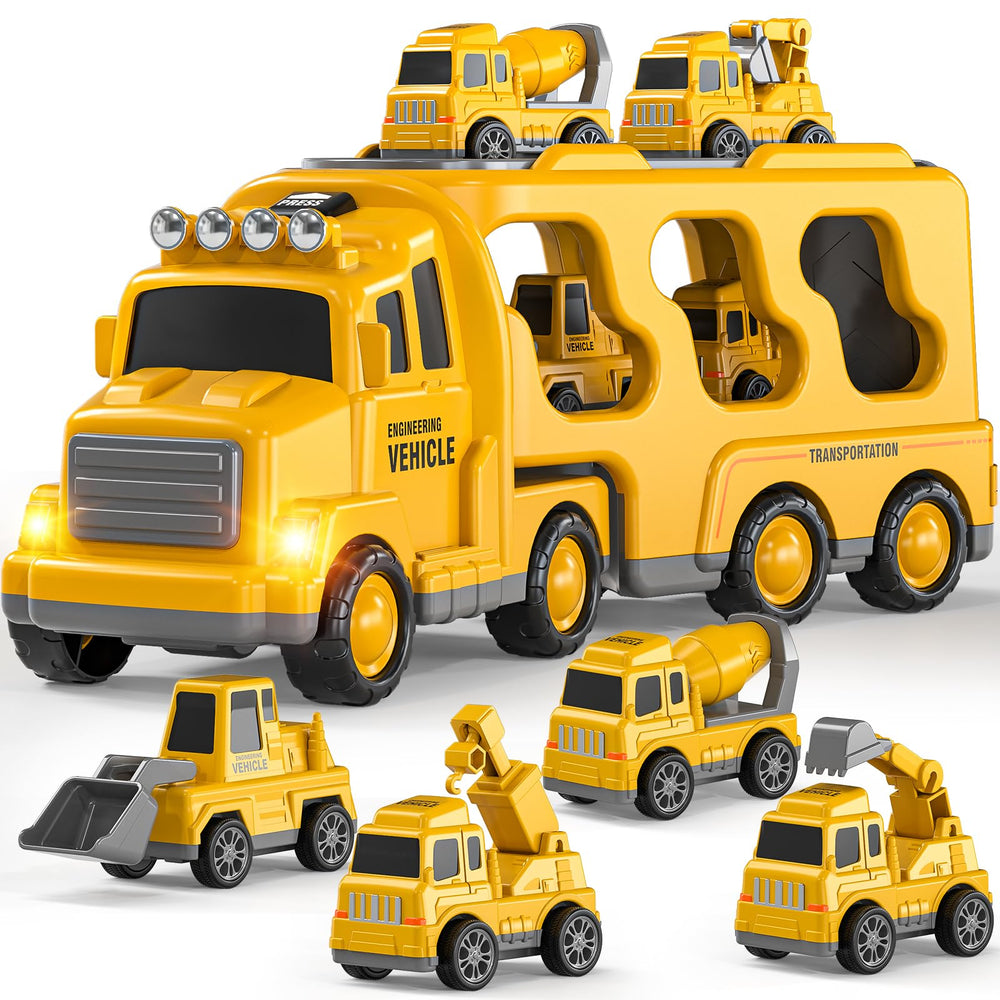 DULONIME includes small cars for varied play scenarios.