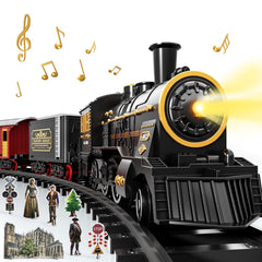 DULONIME locomotive on track supports imaginative play and fine motor development.