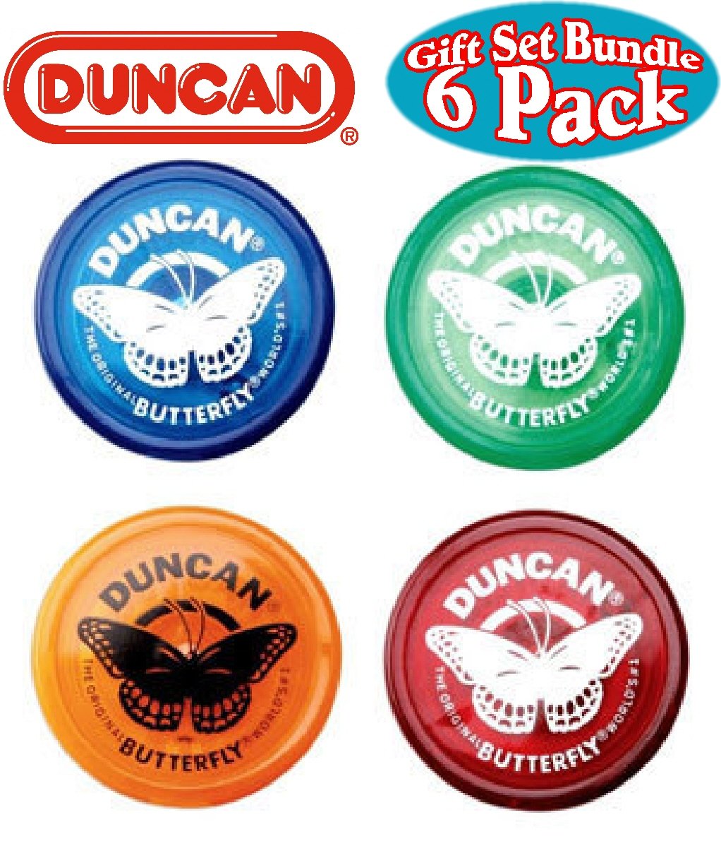 Duncan Butterfly Yo-Yo with durable plastic and steel axle for smooth spins