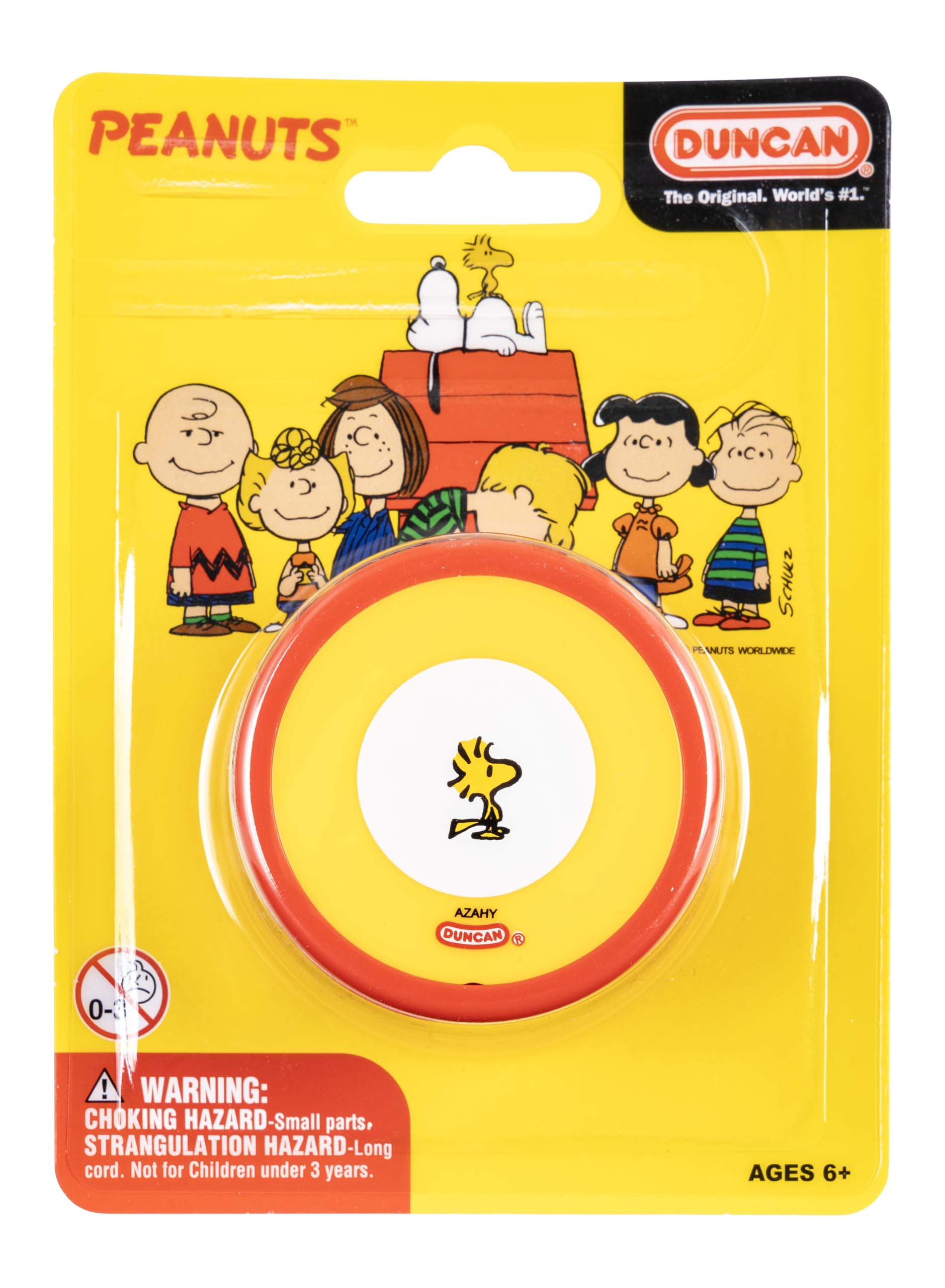 Duncan Butterfly Yo-Yo durable plastic body withstands practice drops.