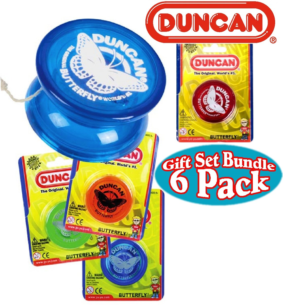 Duncan Butterfly Yo-Yo gift bundle ideal for party favors and gifting