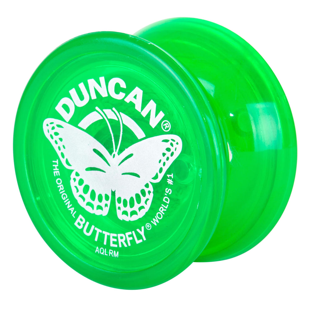 Duncan Butterfly Yo-Yo wide design helps easy string landings for beginners