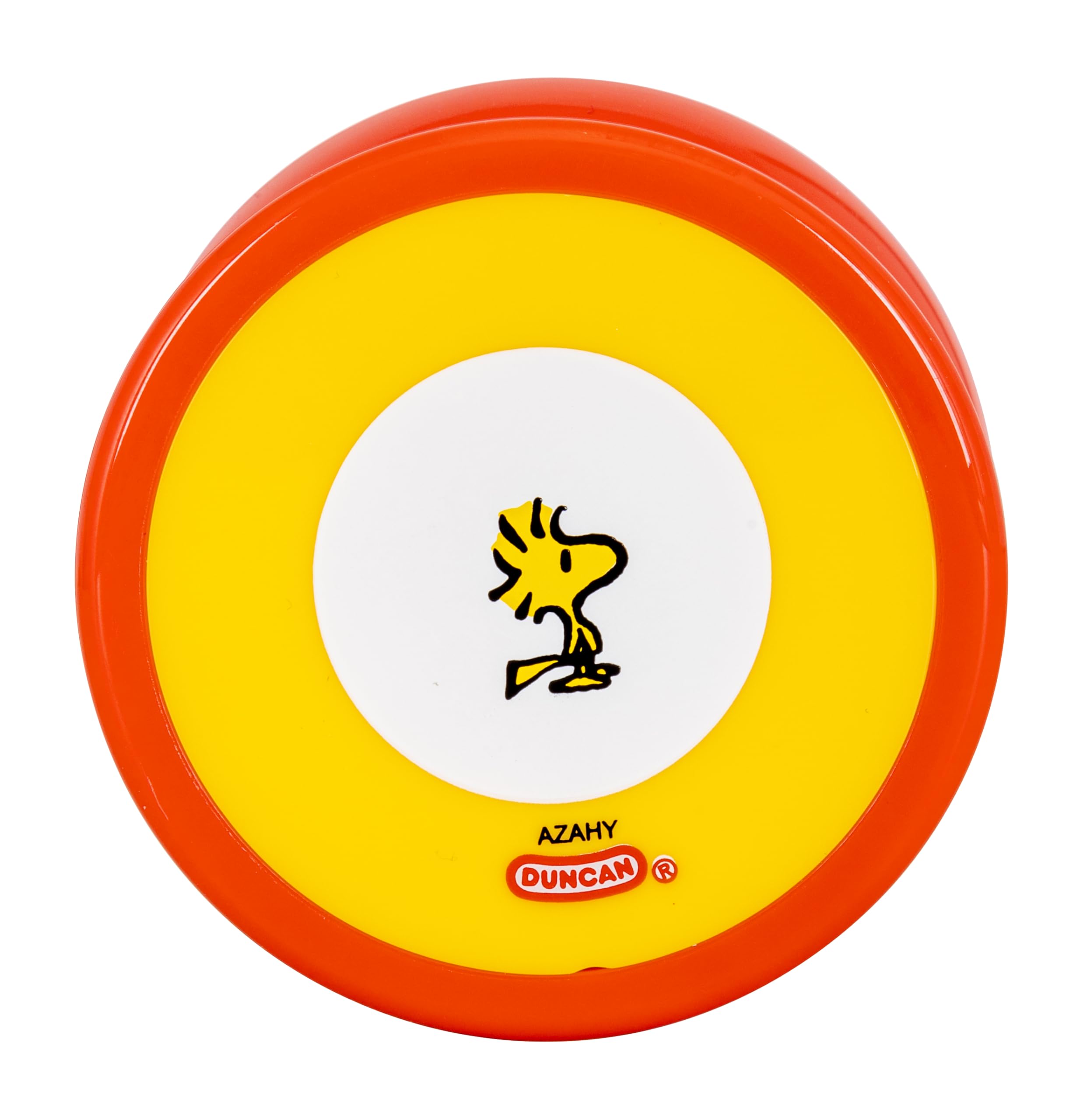 Duncan Butterfly Yo-Yo Woodstock on string for easier landings.