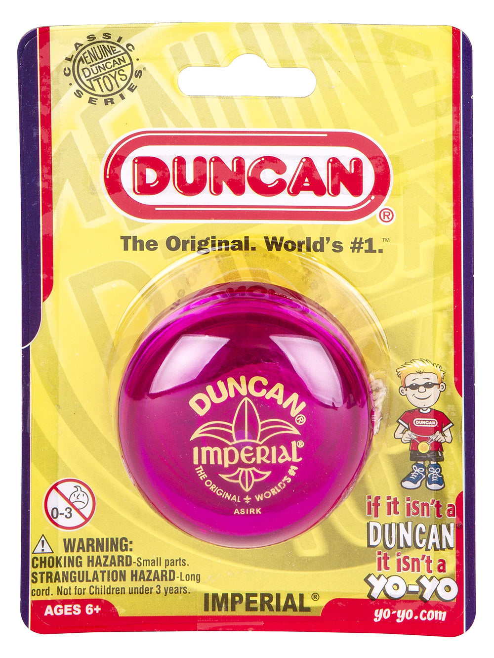 Duncan Imperial Yo-Yo beginner-friendly design supports smooth looping practice.