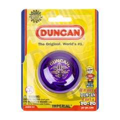 Duncan Imperial Yo-Yo in purple, ready for beginners to gift or use