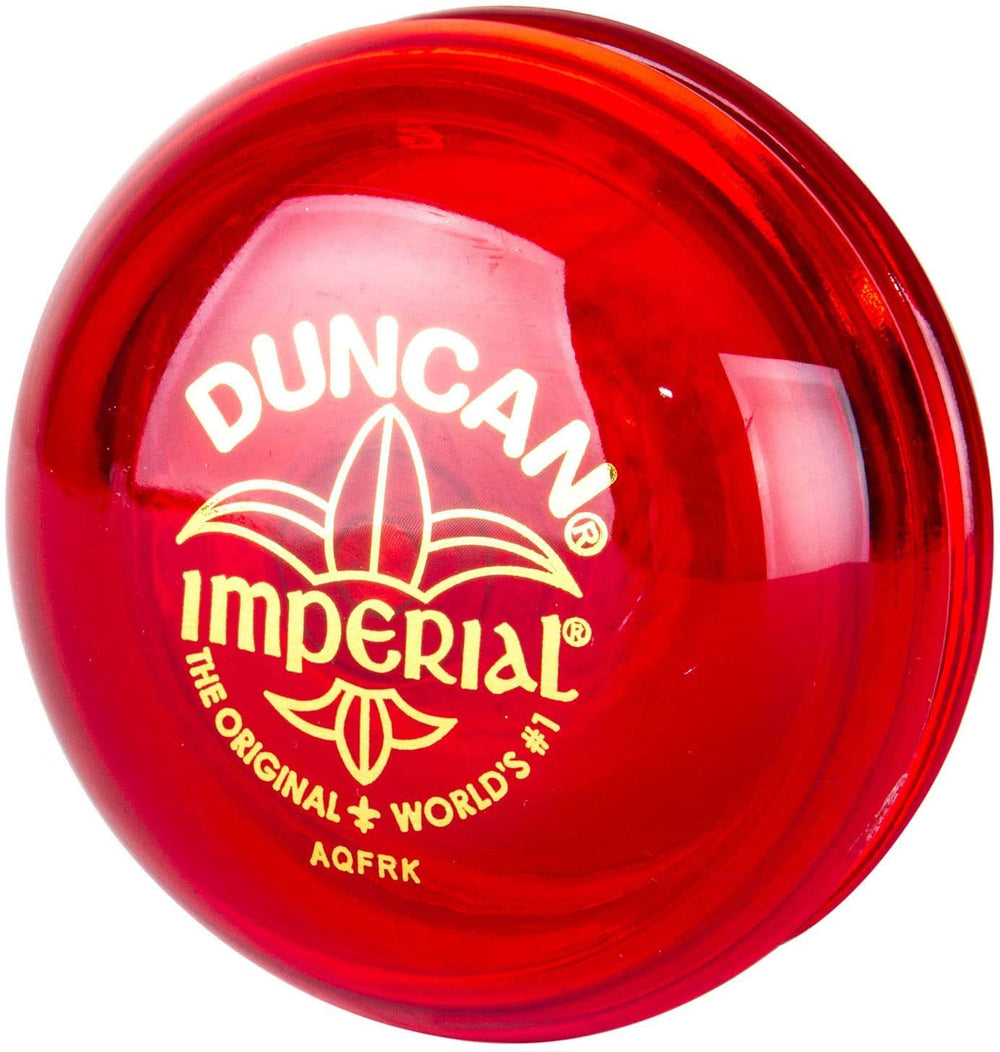 Duncan Imperial Yo-Yo red back view for basic string tricks at home