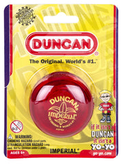 Duncan Imperial Yo-Yo red in action demonstrating smooth looping
