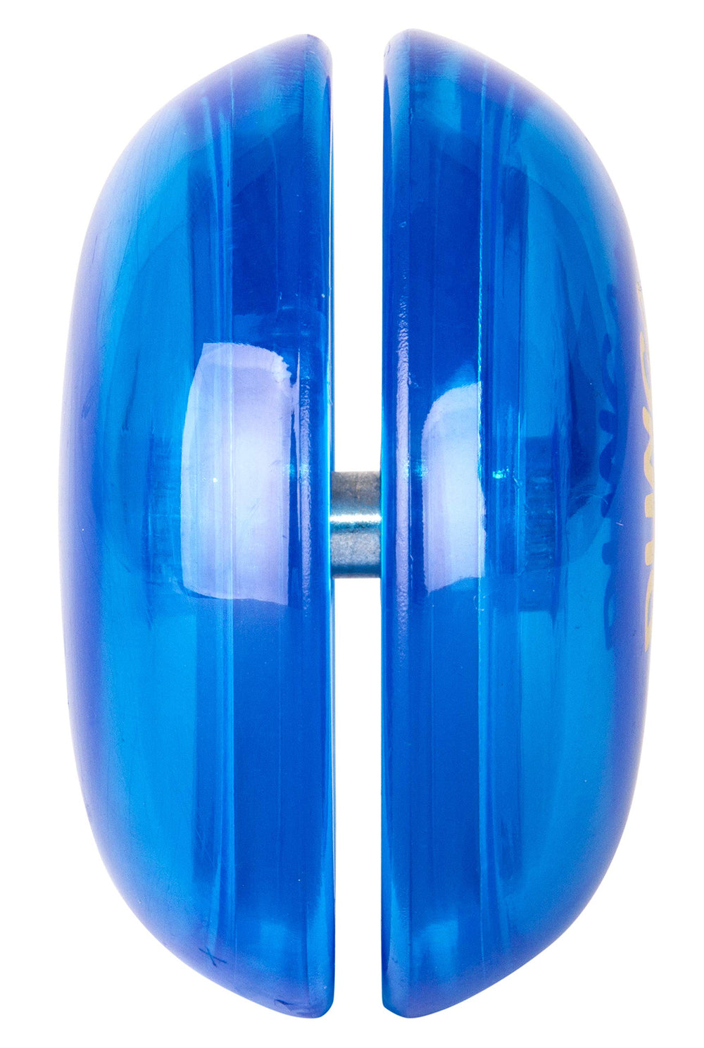Duncan Imperial Yo-Yo blue close-up of string gap ideal for beginners