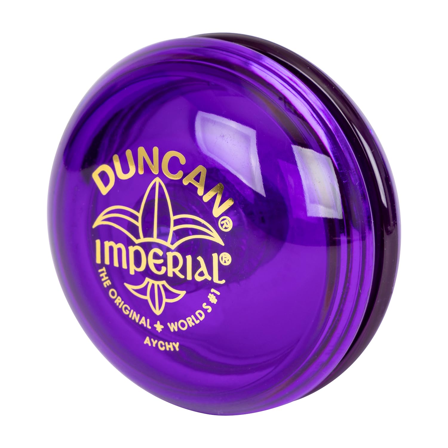 Duncan Imperial Yo-Yo steel axle close-up, showing durable construction