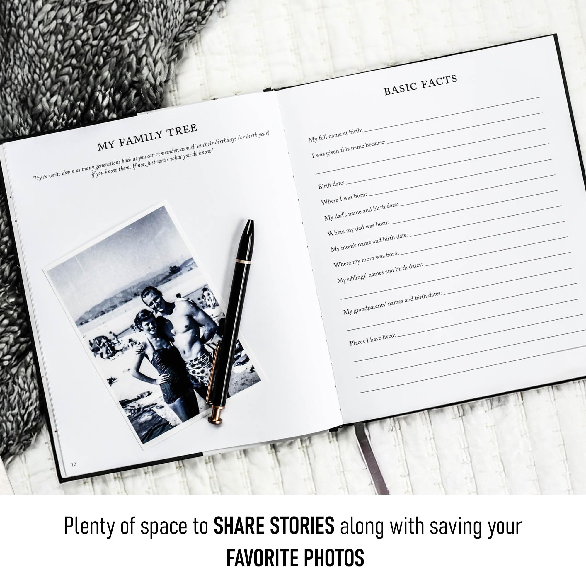 DUNCAN & STONE PAPER CO. lay-flat binding keeps pages open for comfortable writing