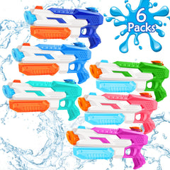 DUNEMEI 600cc water gun pack in bright colors for group pool play.