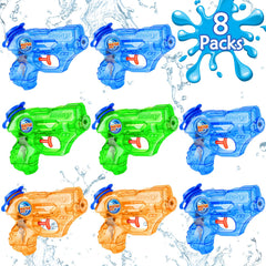 DUNEMEI mini water gun pack in bright colors for easy grip and lively pool play.