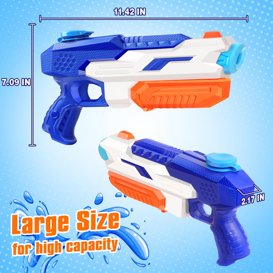 DUNEMEI pump-action squirt blaster showing easy-cock handle.