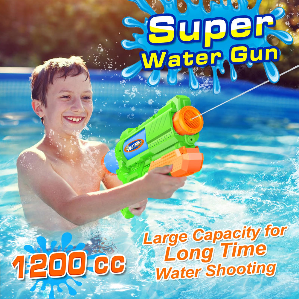 DUNEMEI water guns pictured at a sunlit beach for summer fun