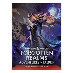 Dungeons & Dragons Adventures in Faerun expansion cover for epic DM planning