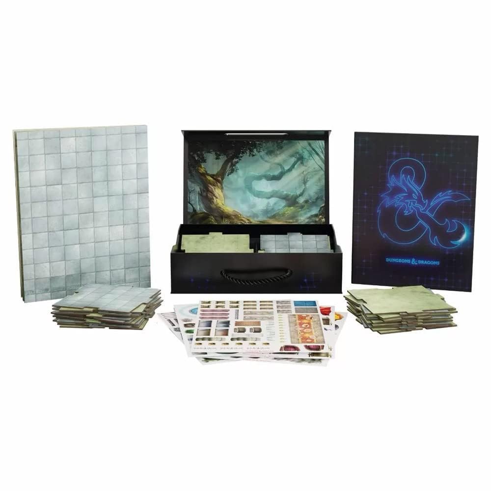 Dungeons & Dragons Campaign Case adventure clings offer quick customization of surfaces and camps.