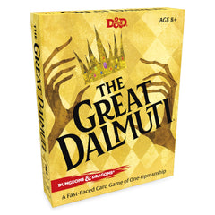 Dungeons and Dragons Great Dalmuti deck with D&D-themed card art for quick rounds